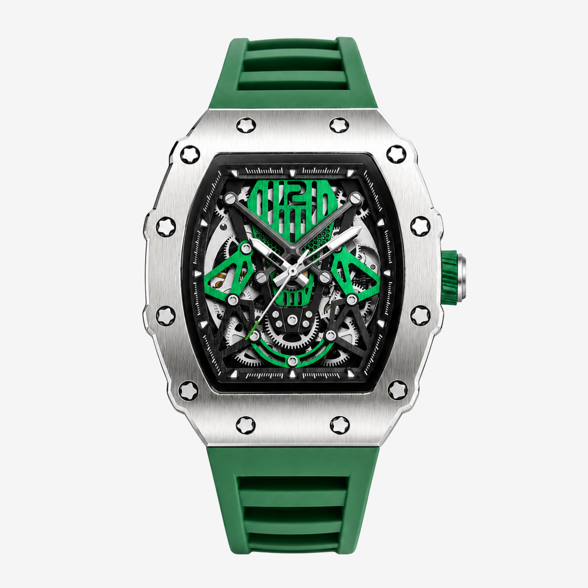 VORO® Auriga Emerald · 42mm — Silber Smaragd