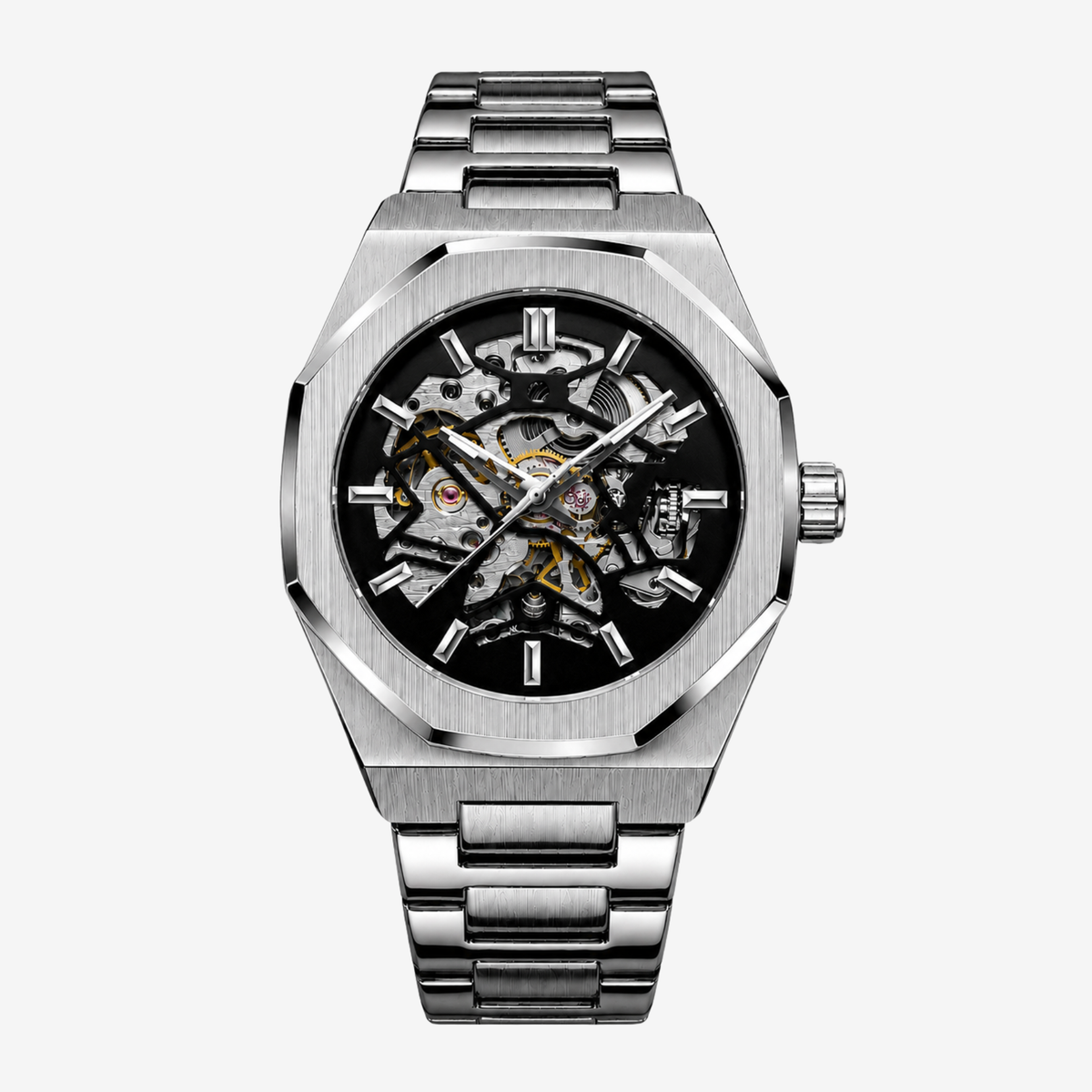 VORO® Corvus Silver · 42mm — Silber