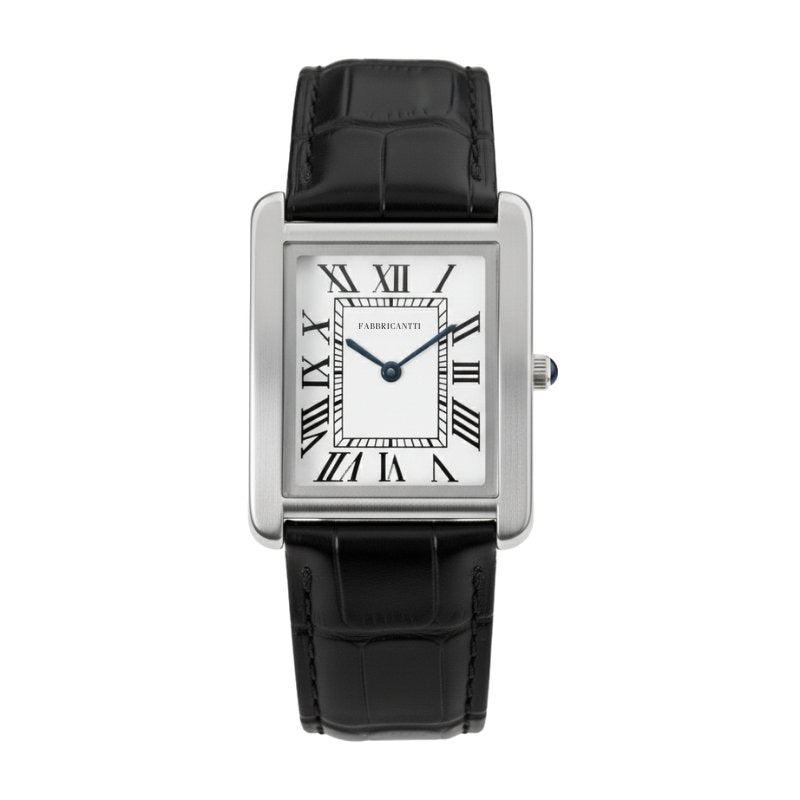 VORO® Bergamo · 34mm — Silber Obsidian