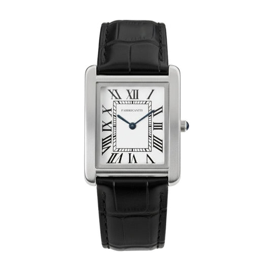 VORO® Bergamo · 34mm — Silber Obsidian